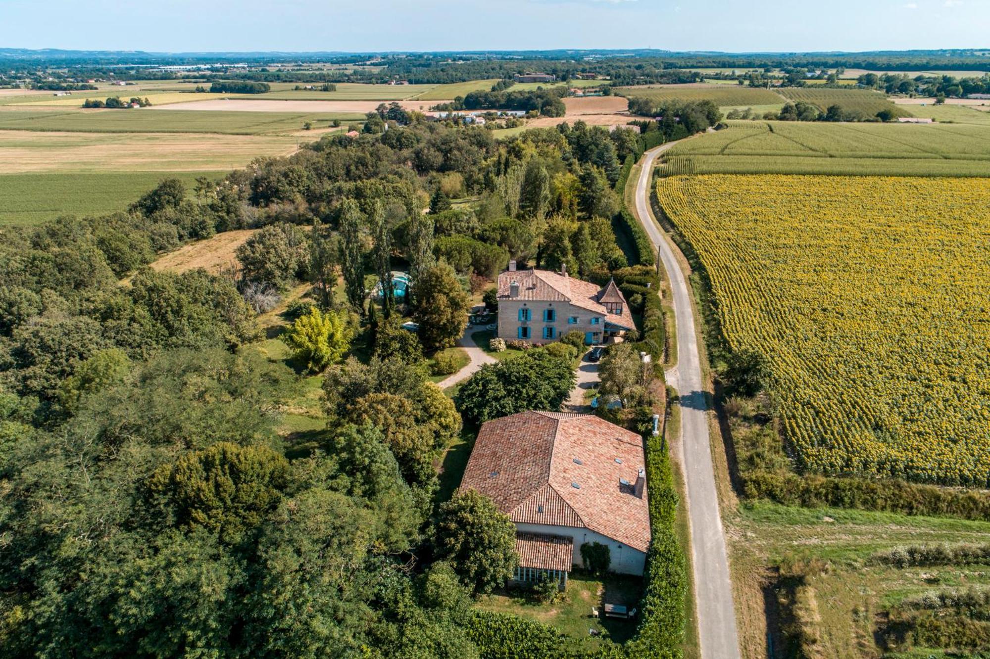 La Maison De L'Ecolieu Du Turc - Piscine Partagee Le Mas-dʼAgenais Buitenkant foto